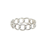 Curb Ring in Silver