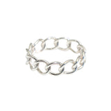 Curb Ring in Silver