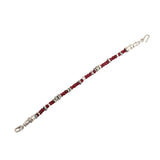 Raw Rubi Bracelet in Silver