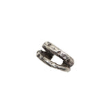 Small Duality Ear Cuff in Oxidized Silver