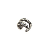 Duality Ear Cuff in Oxidized Silver