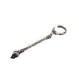 Meteoric Artemis Earcuff in Oxidized Silver