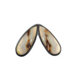 Wings Brooch with Montana Agate