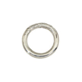 Chunky Carved Silver Ring