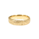 Half Round Silk Band in 18k Yellow Gold
