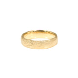 Half Round Silk Band in 18k Yellow Gold