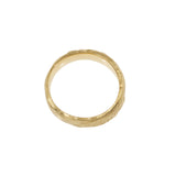 Half Round Silk Band in 18k Yellow Gold