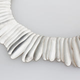 Graduated Foglie Necklace in Silver