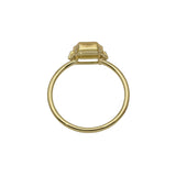 Montana Sapphire Slice Ring in 18k Yellow Gold