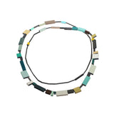 Addie Necklace with Wood in Oxidized Silver