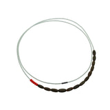 Olive Loop Necklace in Oxidized Silver
