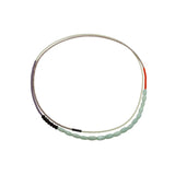 Mint Loop Necklace in Oxidized Silver