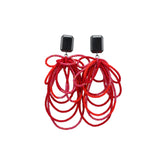 Poppy Tangle Earrings in Oxidized Silver