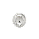 Medium Between Two Hemispheres Brooch in Silver