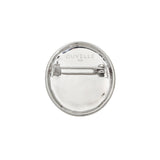 Medium Between Two Hemispheres Brooch in Silver