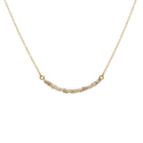 Diamond Abacus Necklace in 18k Yellow Gold