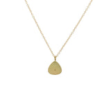 Salt and Pepper Teardrop Diamond Sleeping Necklace in 18k Yellow Gold