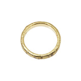 Celestial Ring in 18k Yellow Gold with White and Champagne Diamonds