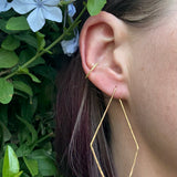 Ear Cuff in Sand-Textured 18k Yellow Gold