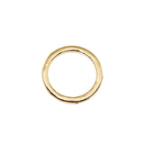 2.5mm Modeled Band 14k Yellow Gold with White Diamonds