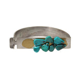 Silver Connection Bracelet with Turquoise