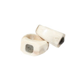 Carved Antler Ring with Labradorite