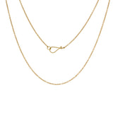 18k Yellow Gold Cable Chain