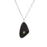 Large Morpho Wing Pendant in 18k Yellow Gold