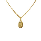 Terroir Sapphire Pendant in 18k Yellow Gold