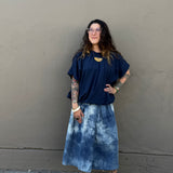 Short Powan Skirt - Natural Indigo