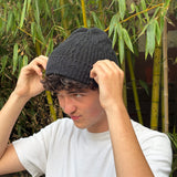 Nibo Cable Knit Hat - BKH1