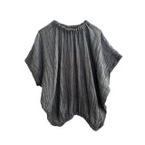 NINA Shirt in Grey Gauze