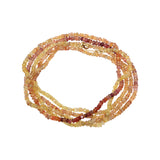 Sunset Sapphires Beaded Necklace - 43.5"
