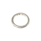 2.5mm Modeled Band in Silver with White & Cognac Diamonds