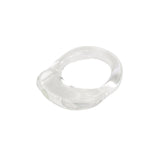 Clear Glass Organic Band