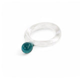 Dot Ring in Glass