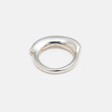Thick Organic Band in Silver