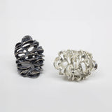 Banksia Root Ring in Silver