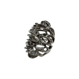 Banksia Root Ring in Oxidized Silver