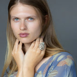 Banksia Root Ring in Silver