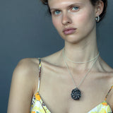 Coração Necklace in Oxidized Silver