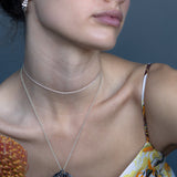 Coração Necklace in Oxidized Silver