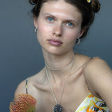 Coração Necklace in Oxidized Silver
