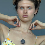 Coração Necklace in Oxidized Silver