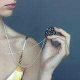Coração Necklace in Oxidized Silver