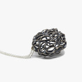 Coração Necklace in Oxidized Silver