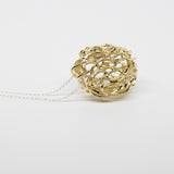 Coração Necklace in Yellow Bronze