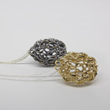 Coração Necklace in Oxidized Silver