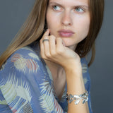 Dyad Chain Link Bracelet in Silver