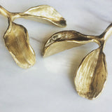Dyad Earrings in Yellow Bronze